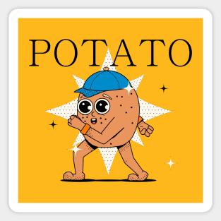 Hand Drawn Potato Fun Sticker